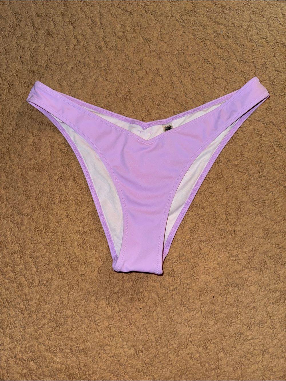 Women's PINK Swim Lavender Bikini Bottom - V-Cut